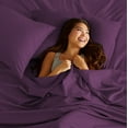 thumbnail image 5 of Bare Home Premium 1800 Ultra-Soft Microfiber Pillowcase Set - Double Brushed - Hypoallergenic - Wrinkle Resistant (Standard Pillowcase Set of 2, Plum), 5 of 5