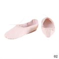 thumbnail image 3 of Zapatos de punta de Ballet de lona para niños, zapatillas de baile de gimnasia para niños, zapatos de moda para bebés, 4 colores, gran oferta, 3 of 5