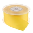 thumbnail image 1 of Cinta de satén de poliéster de doble cara Sunnimix 15 metros 38 mm amarillo, 1 of 8