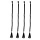 thumbnail image 5 of BESTYASH 4Ud Extensiones Trenzadas Para Clip En Sintético Negro Uso En Cosplay Estilizado Y Moderno, 5 of 7