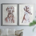 thumbnail image 6 of Wexford Home Sitting Dog I Premium Framed Print, 18.5" x 24.5" - Ready to Hang, Silver (Set of 2), 6 of 9