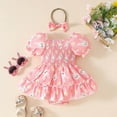 thumbnail image 2 of Newborn Clothes For Girls Baby Girl Rompers Dresses Newborn Girl Outfits Ropa De Bebe NiñA Baby Girl Dresses 3-6 Months, 2 of 7