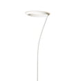 thumbnail image 2 of Torchiere Floor Lamp with Adjustable Disk Shade and Sleek Body, White - Saltoro Sherpi, 2 of 5
