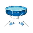 thumbnail image 1 of Intex Metal Frame Swimming Pool with Filter Pump and Pool Cleaning Kit (2 Pack), 1 of 3