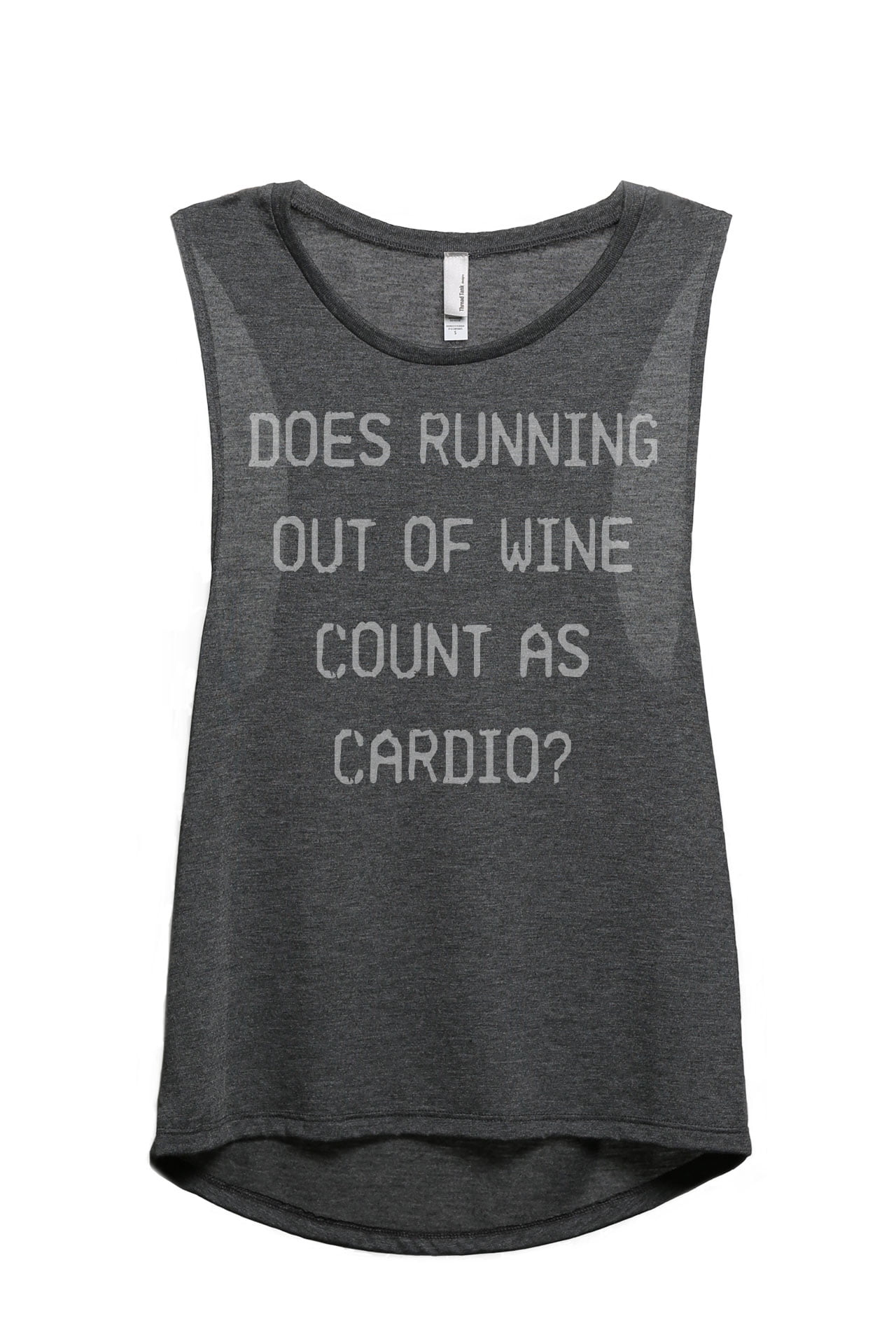 Running Out Of Wine Women's Muscle Tank Top