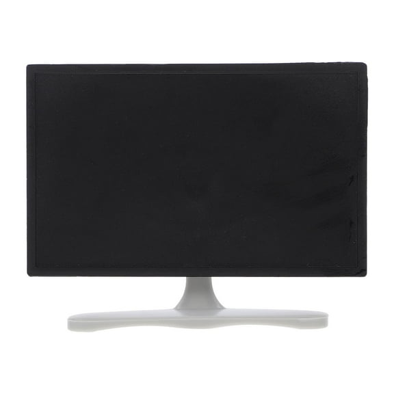 ifundom Miniature Black Plastic TV Model for Dollhouse Furniture Decoration, 1 Piece Small Scale Accessory
