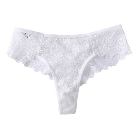 Womens Sexy Underwear Lace Panties High Waisted Plus Size Ladies Brief For Women