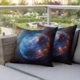 thumbnail image 5 of Outdoor Pillow Covers Mysterious Planet Outer Space Waterproof Pillow Cases 24x24 Set of 2, Modern Abstract Art Throw Pillow Cover Pillowcase for Patio Balcony Couch Garden, 5 of 9