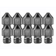 thumbnail image 1 of Boquillas extrusoras Dinheiro MK8 de 10 piezas para impresora 3D, boquillas de acero endurecido para alta temperatura de 0,4 mm, compatibles con Makerbot, Creality CR-10 Ender 3, Prusa i3, 1 of 5