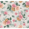 thumbnail image 2 of David Textiles 44" Cotton Antique Rose Fabric by the Yard, White, 2 of 3