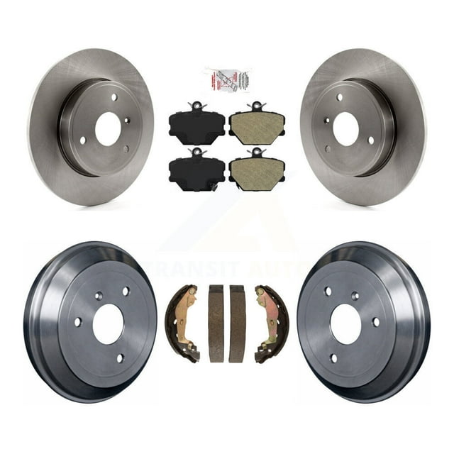 Transit Auto Front Rear Disc Brake Rotors Semi-Metallic Pads and Drum Kit for Car Smart Fortwo K8A-104945