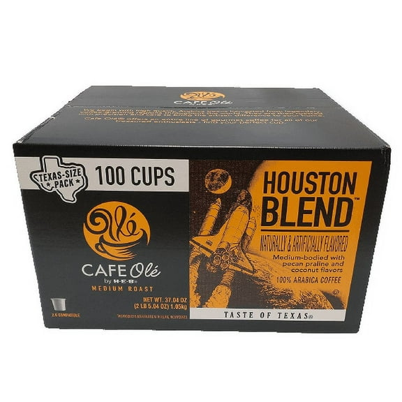 Cafe Ole Houston Blend single serve pods 100 count