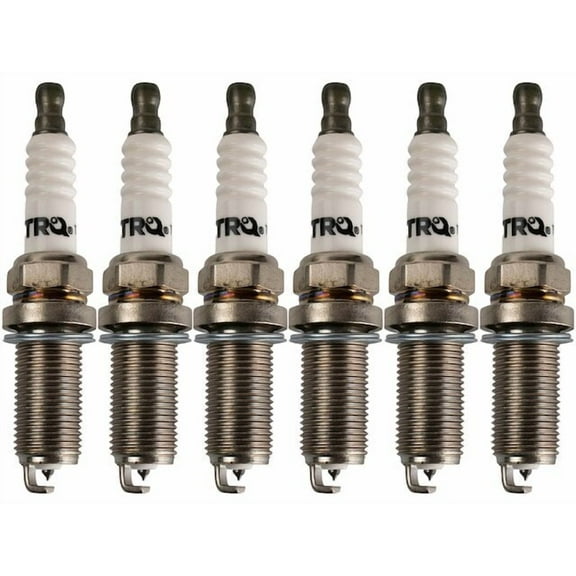 Spark Plug Set 6 Piece - Compatible with 2011 - 2016 Volvo S60 3.0L 6-Cylinder 2012 2013 2014 2015