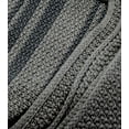 thumbnail image 5 of Peppermint Home Classic Knit Throw, 50"x 70", Grey, 5 of 5