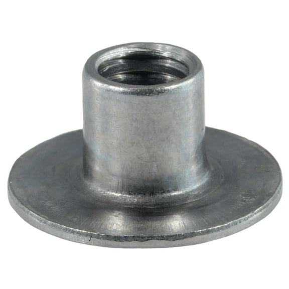 3/8"-16 x 7/16" Plain Steel Coarse Thread Round Weld Nuts (5 pcs.)