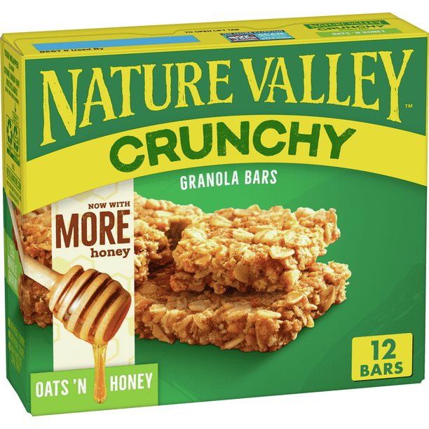 Nature Valley Crunchy Granola Bar Oats N Honey 8 94 Oz Walmart Com Nature Valley Crunchy Granola Bar Oats N Honey 8 94 Oz Walmart Com