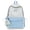 Blue, variant on Star Pattern Backpack Bow Embroidery Schoolbag with Small Pendant Bag Casual Nylon Rucksack Lightweight Multi-pockets Backpack Outdoor Travel Backpacks (Black)