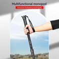 thumbnail image 1 of Manbily E-222 64.1-inch Camera Monopod Aluminum Alloy 5 Sections 5kg/11lbs Load Capacity with 1/4in to 3/8in Screw & 3/8in Threaded Hole, 1 of 5