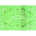 thumbnail image 1 of Ahgly Company Indoor Rectangle Abstract Green Modern Area Rugs, 2' x 3', 1 of 4