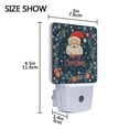 thumbnail image 4 of Yayeee LED Night Light for The Home Plug in With Light Sensors 2 Pack, Blue Christmas Santa, 4 of 6