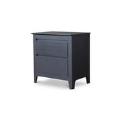 Baxton Studio CA-2DW-NS Espresso Modern Nightstand - 15 x 22.83 x 24 in.