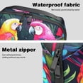 thumbnail image 4 of Parrot Oxford Cloth Waterproof Storage Pouch for Electronic Devices - Hard Drive Cases, Charger Case, Small Travel Case, Cable Organizer Storage - 5.9x9.44x3.14 in, 4 of 6
