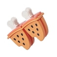 thumbnail image 2 of Toystoory Forma de sandía Reemplazo de molde para helado Borde 4 Rejilla Reutilizable DIY Herramienta de molde sellada a prueba de polvo con Type3 NO3, 2 of 6