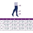 thumbnail image 6 of Jobst Opaque Open Toe Maternity Thigh Highs w/Top Band - 20-30 mmHg Cranberry Small, 6 of 6