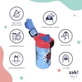 thumbnail image 6 of Zak Designs 16oz Spiderman Durable Plastic Jubilation Water Bottle with Folding Handle and Push Button, Locking Lid, 6 of 7