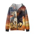 thumbnail image 3 of Pzuqiu Horse Hoodies for Boys 14-16 Fleece Full-Zip Hoodie Sweatshirt Warm Comfortable Long Sleeve Sweatshirts with Pocket Toddlers' Pullover Hoodie Sweatshirt for Boys Kids, 3 of 6