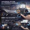thumbnail image 6 of 2026 New Cool Car Wireless Fast Charging Holder, 15W Auto-Clamping Wireless Car Charger Mount with 90° Rotating, Universal Air Vent Phone Holder for All Smartphones, 6 of 7