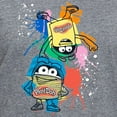 thumbnail image 3 of CafePress - Play Doh Cans Splatter T Shirt - Women's V-Neck Dark T-Shirt, 3 of 4