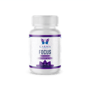Karma Health Focus Leading Edge Nootropic Blend - Premium Nootropic Brain Supplement - Focus, Single-Mindedness & Memorization - L Theanine & Bacopa Monnieri - GMO free - (30ct) - 5 Pack