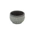 thumbnail image 1 of Cheungs 5447S Pot en Céramique avec Motif de Feuilles Superposées, Bleu - Rond, 1 of 1
