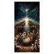 thumbnail image 2 of Cortina navideña para puertas Cubierta para puertas Cubierta decorativa para puertas Tapiz decorativo Cortina para puertas Tapiz para puertas Decoración para fiestas navideñas, 2 of 7
