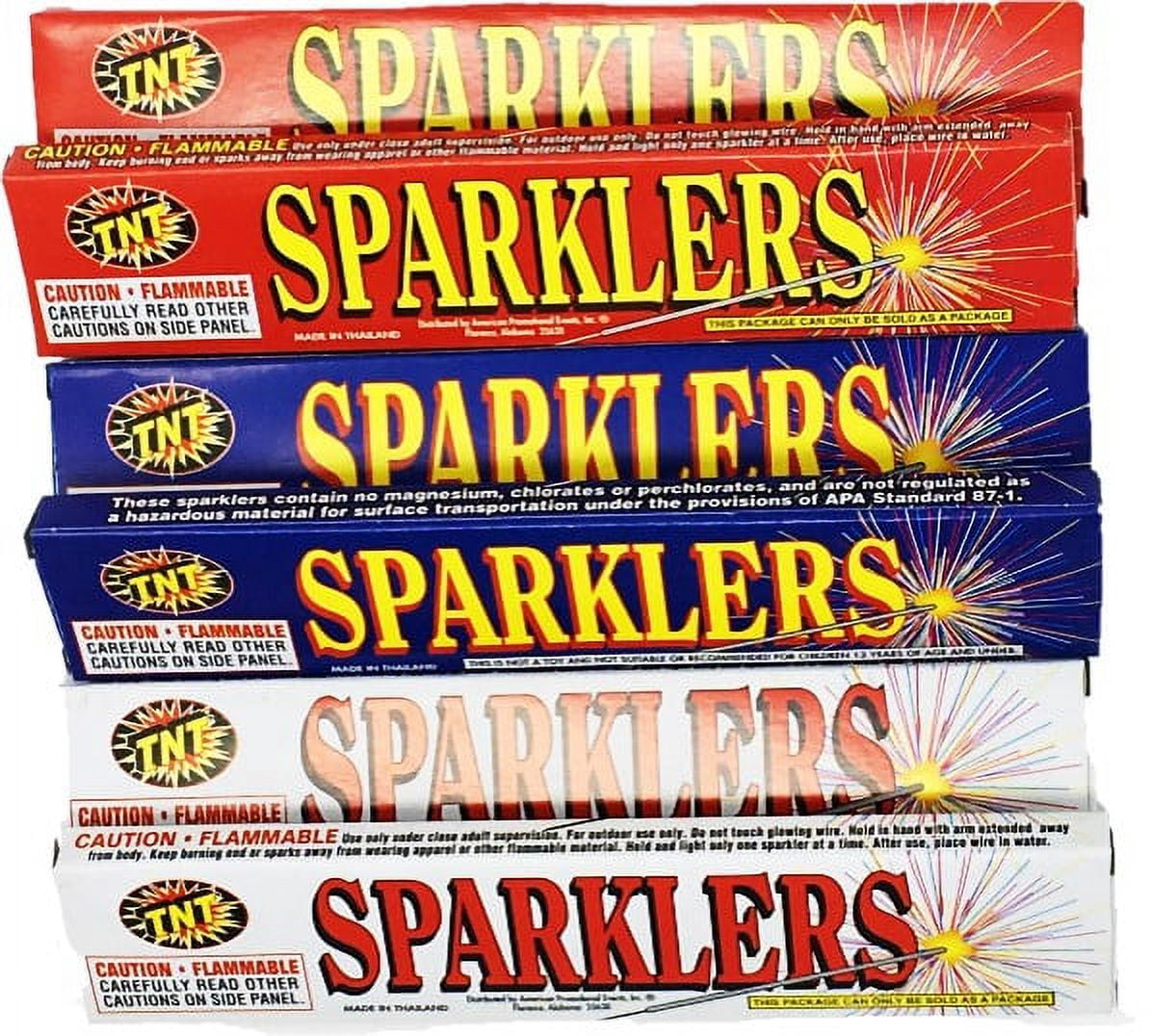 TNT Fireworks, Sparklers, Gold Sparklers, Any Occasion