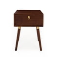 thumbnail image 5 of Dalen Nightstand, Mid-Century Style, Solid Wood Side Table, Walnut, 5 of 17
