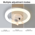 thumbnail image 4 of Ventilador de Techo BSURM con Luz, Rotación 360°, Lámpara LED E27 48W, 4 of 9