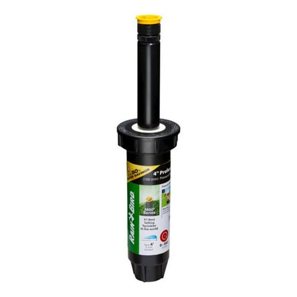 Rain Bird 7014757 4 in. 1800 Series Adjustable Pop-Up Spray Head, Black