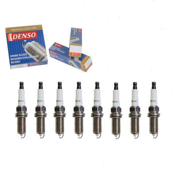 8 pc DENSO Iridium Long Life Spark Plugs compatible with Toyota Sequoia 4.6L 5.7L V8 2008-2017