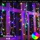thumbnail image 1 of Cascadas de luces LED Dosyu 13mts 700 luces navideñas Multicolor, 1 of 10