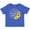 Royal Blue, variant on Inktastic My Nana Loves Me with Sunflower Wreath Boys or Girls Baby T-Shirt