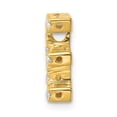 thumbnail image 2 of 14K Yellow Gold E Charm Pendant Diamond Round Initial, 2 of 4