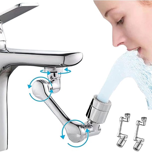 Accesorio de rociador giratorio de ángulo 360 para baño de cocina, grifo giratorio 1080/exten