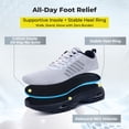 thumbnail image 3 of MAYKX Men’s Air Cushion Running Shoes - Shock-Absorbing Tennis Sneakers for Fitness, Running & Daily Commutes, 3 of 5