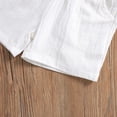 thumbnail image 5 of BULLPIANO Toddler Baby Boy Clothes Set Short Sleeve Crewneck T-Shirt and Solid Color Shorts Set 2Pcs Summer Outfits, 5 of 7