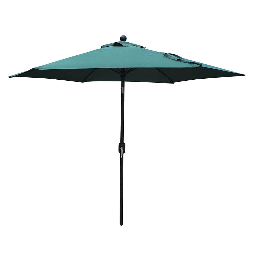 Hommoo 9 Outdoor Patio Umbrella Teal Walmart Com Walmart Com