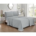 thumbnail image 1 of Swift Home Ensemble de draps en microfibre 4 pièces avec ourlet plissé, 1 of 3