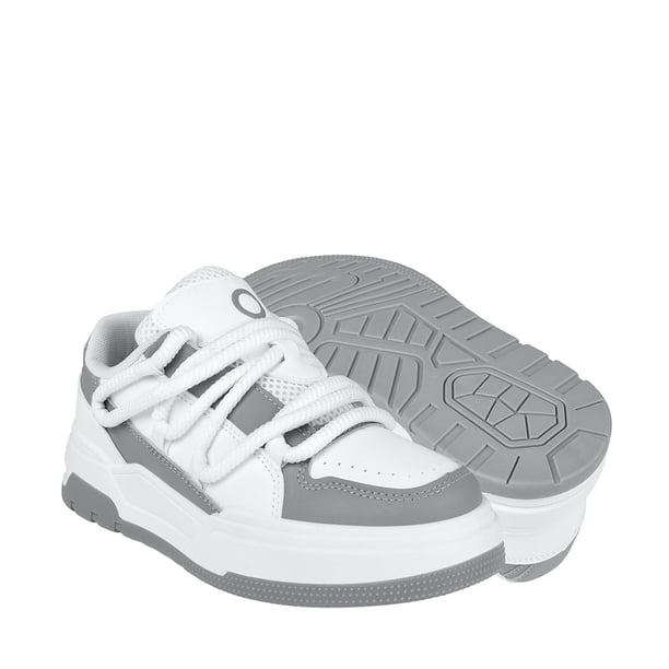 TENIS CASUALES CAPA DE OZONO MUJER 614901 SIMIPIEL BCO