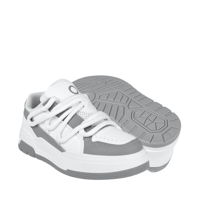 TENIS CASUALES CAPA DE OZONO MUJER 614901 SIMIPIEL BCO